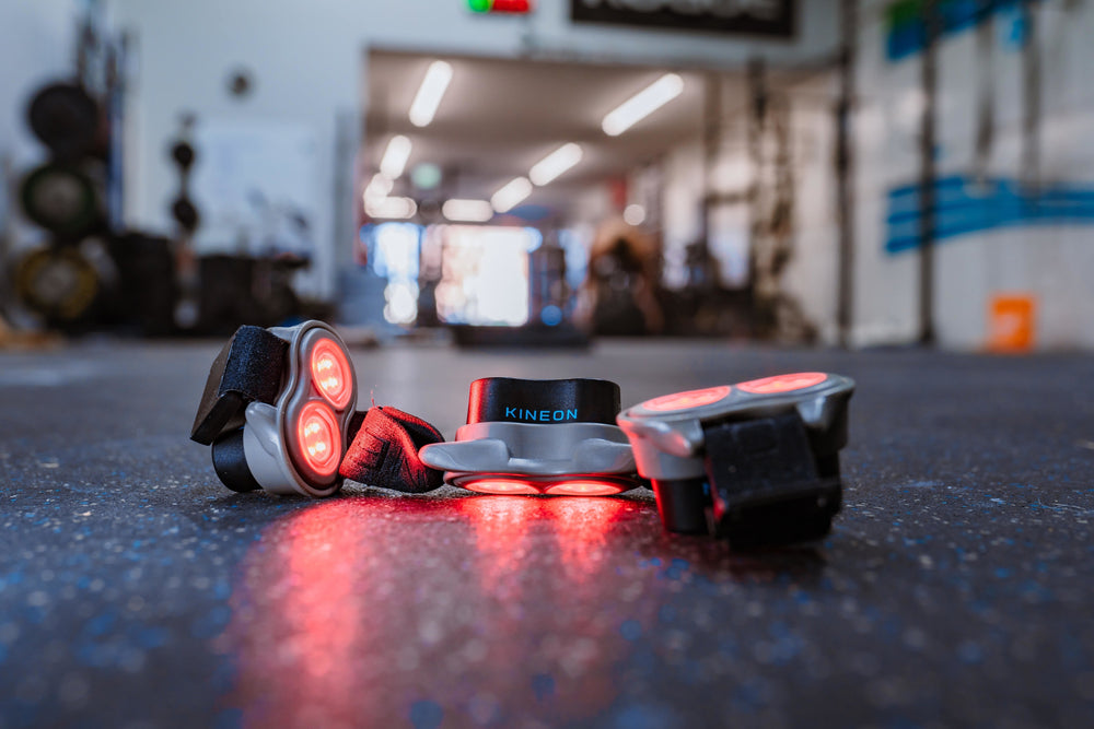 An image of Kineon Light Therapy placed on the floor.