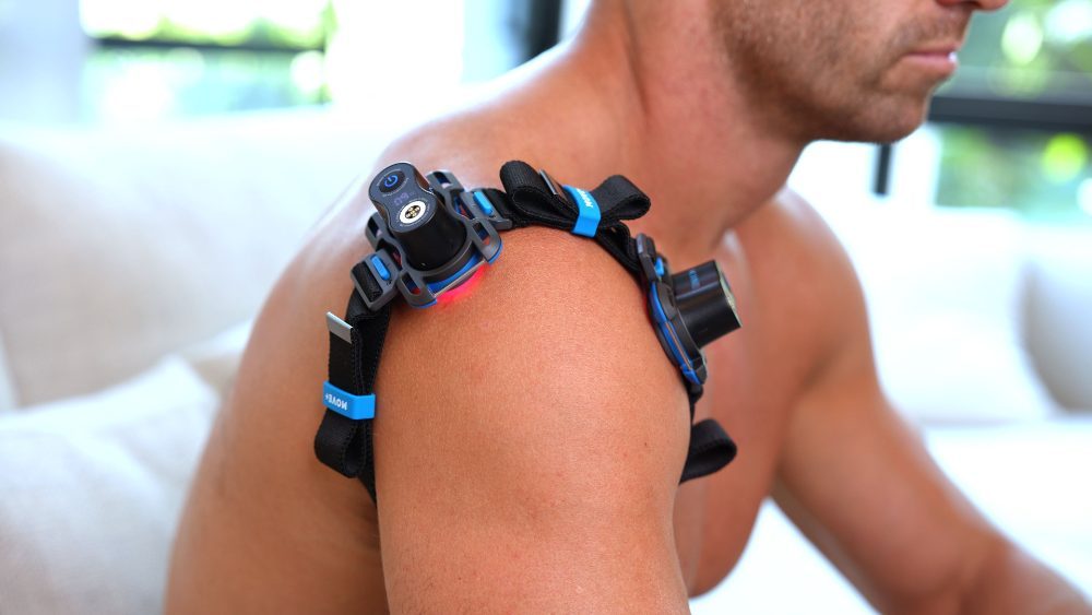 MOVE+ running a session on the shoulder